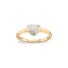 Diamantring hjerte