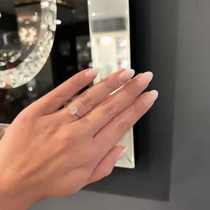 Diamantring Oval