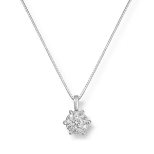 Diamantsmykke 0,14 ct.
