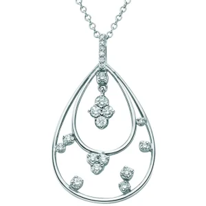 Diamantsmykke 0,41ct w-si