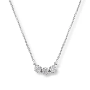 Diamantsmykke rosett 0,30 ct.