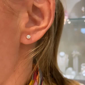 Enstens ørepynt 0,35ct. W-Si