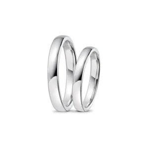 Giftering hvitt gull – 2,5 mm