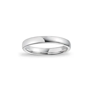 Giftering hvitt gull – 2,5 mm