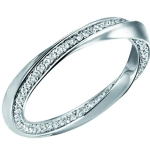 Giftering m diamanter 0,49ct.