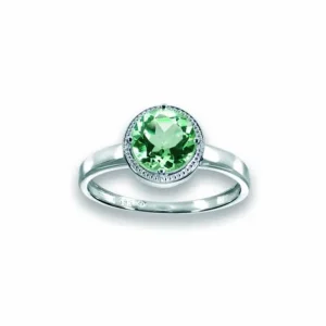 Grønn ametyst ring