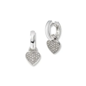 Gull øreringer diamant