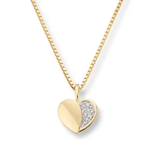 Gullhjerte 0,015 ct