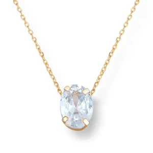 Gullkjede med cubic zirkonia sten