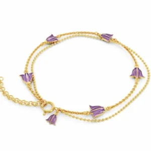 Liv – armbånd med Lilla blåklokke