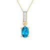 London blue topas diamantanheng
