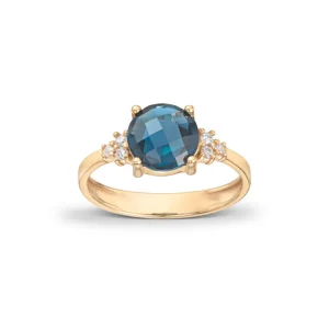 London blue topas ring