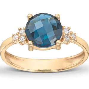 London blue topas ring