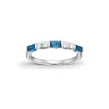 London blue topas ring 0,13 ct.