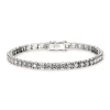 Luksus tennisarmbånd 2,5 ct i hvitt gull