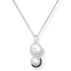 Perle anheng black & white diamonds