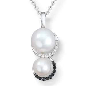 Perle anheng black & white diamonds