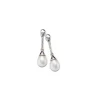 Perleørepynt diamant
