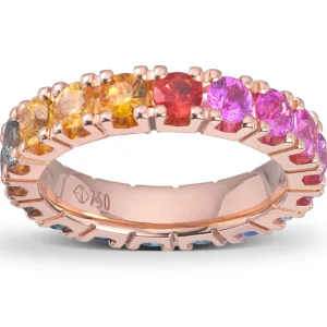 Rainbow saphire 4,28 ct.