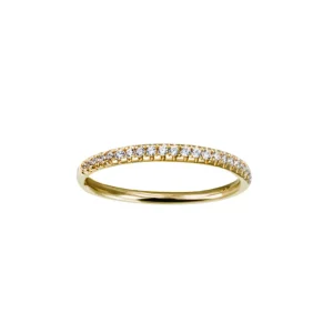 Rekkering – 0,18 ct. gult gull