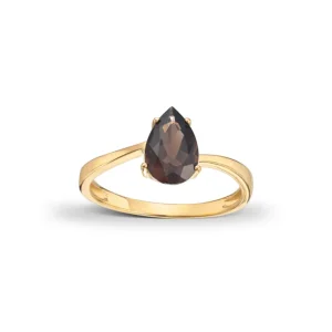 Røkkvarts ring – dråpe