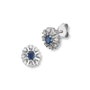 Rosettørepynt Safir 0,08 ct.