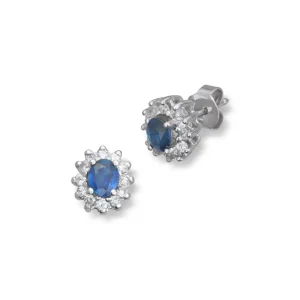 Rosettørepynt Safir 0,36 ct.