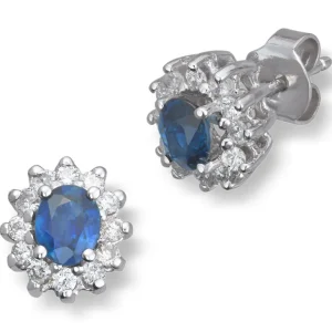 Rosettørepynt Safir 0,36 ct.