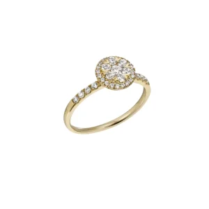 Rosettring 0,46ct.