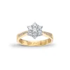 Rosettring 0,60ct. gult gull