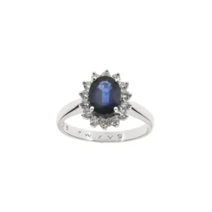 Rosettring Safir 0,35 ct