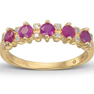 Rubin ring 0,09 ct.