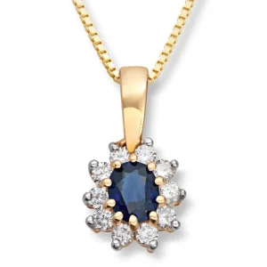 Safir anheng 0,25 ct.