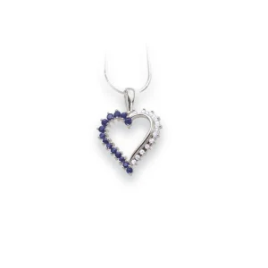 Safir og diamanthjerte