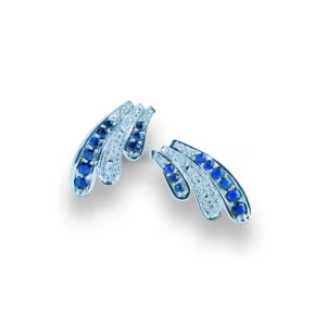 Safir ørepynt