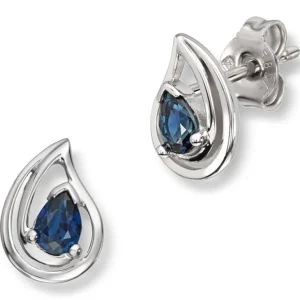 Safir ørepynt