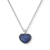 Safir smykke hjerte