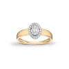 Sammensatt diamantring 0,21 ct.
