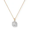 Sammensatt diamantsmykke 0,35 ct.