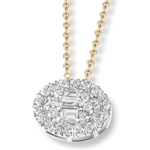 Sammensatt diamantsmykke 0,21 ct.