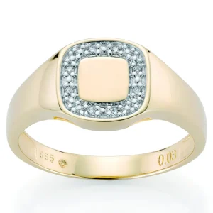 Signetring diamant
