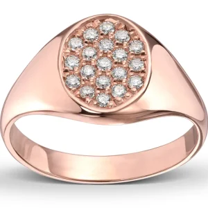 Signetring diamant