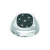 Signetring med diamanter