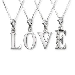 Silver letters