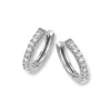 Sølv øreringer med cubic zirkonia
