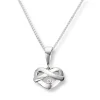 Sølvsmykke diamant