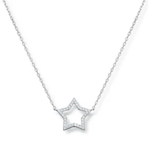 Sølvsmykke sparkling star
