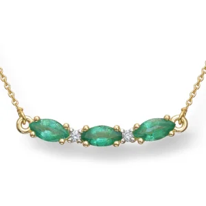 Smaragd collier