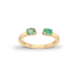 Smaragd design ring