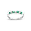 Smaragd ring 0,21 ct.